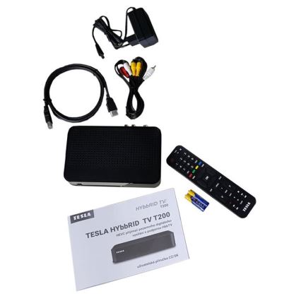 TESLA Electronics - ricevitore DVB-T2 H.265 (HEVC) con HbbTV 12V + telecomando