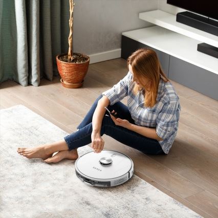 TESLA Electronics RoboStar - Aspirapolvere robot smart 2in1 2600 mAh Wi-Fi bianco