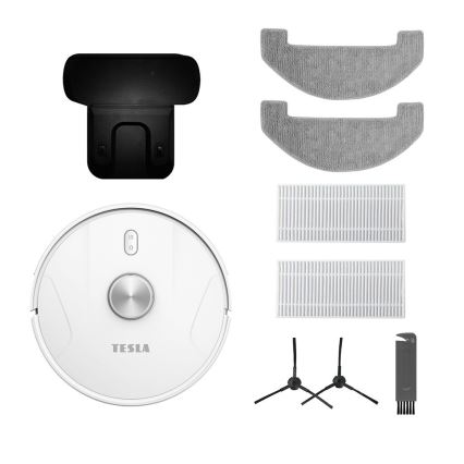 TESLA Electronics RoboStar - Aspirapolvere robot smart 2in1 2600 mAh Wi-Fi bianco