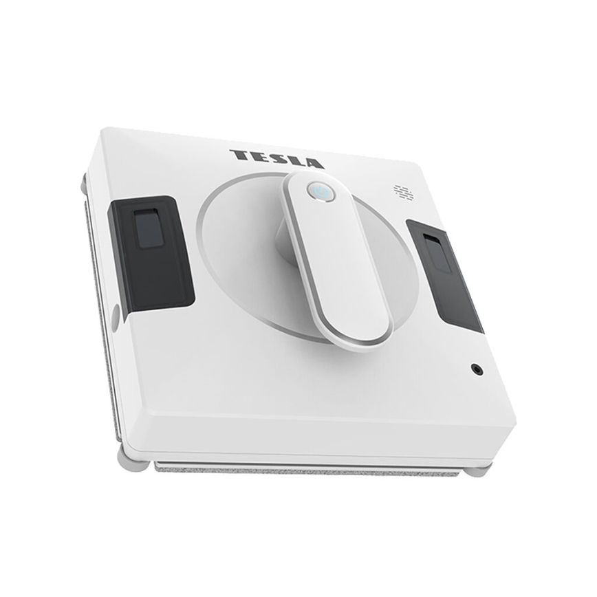 TESLA Electronics RoboStar - Detergente smart per vetri con doppio spruzzo d'acqua 72W/230V/500 mAh Wi-Fi + telecomando