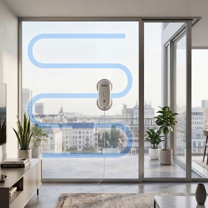 TESLA Electronics RoboStar - Pulitore per vetri con spruzzatore d'acqua 72W/230V/500 mAh + telecomando