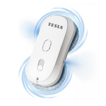 TESLA Electronics RoboStar - Pulitore per vetri con spruzzatore d'acqua 72W/230V/500 mAh + telecomando
