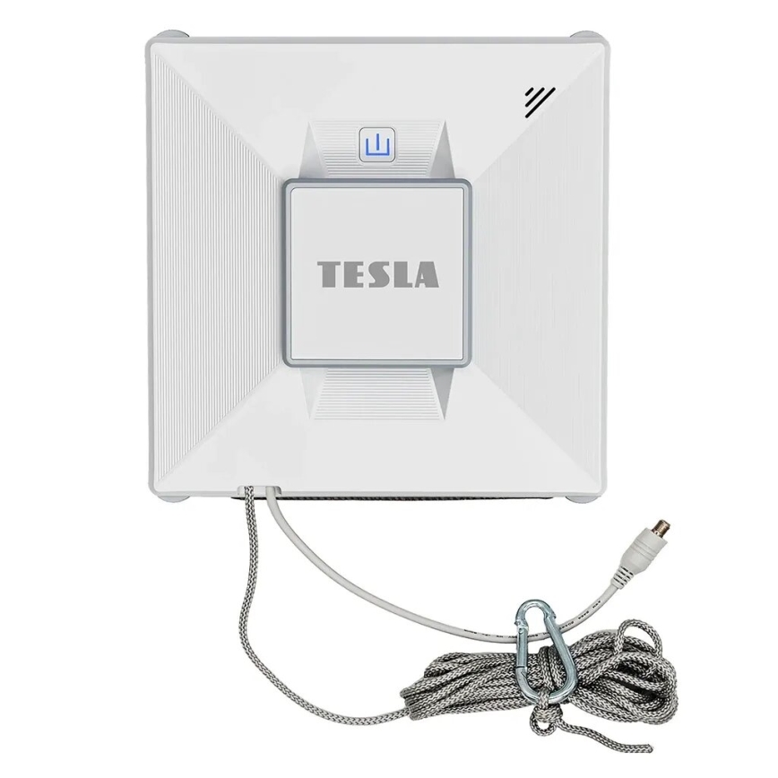 TESLA Electronics RoboStar - Pulitore intelligente per vetri con nebulizzazione d'acqua 72W/230V/650 mAh Wi-Fi + telecomando