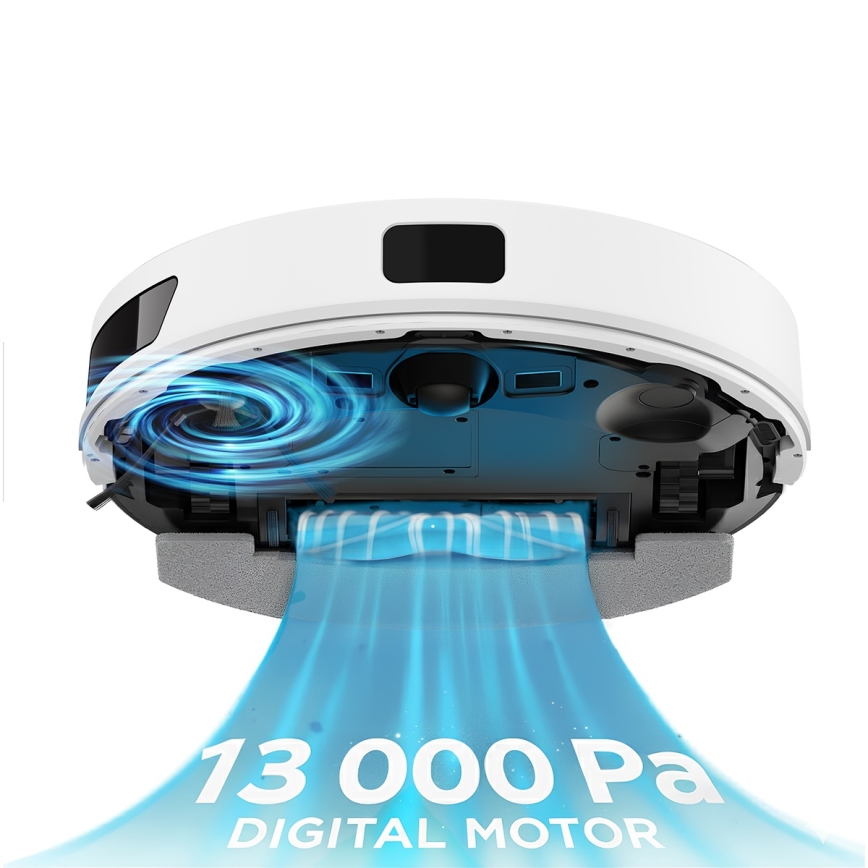 TESLA Electronics RoboStar - Robot aspirapolvere intelligente 2-in-1, 3200 mAh, Wi‑Fi, bianco