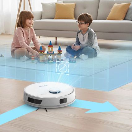 TESLA Electronics RoboStar - Robot aspirapolvere intelligente 3 in 1 3200 mAh Wi-Fi bianco