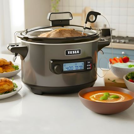 TESLA Electronics SlowCook - Pentola a cottura lenta 5,6 l 290W/230V