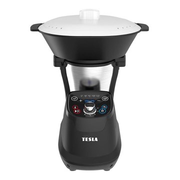TESLA Electronics ThermoCook - Robot da cucina multifunzionale 1200W/230V acciaio inossidabile