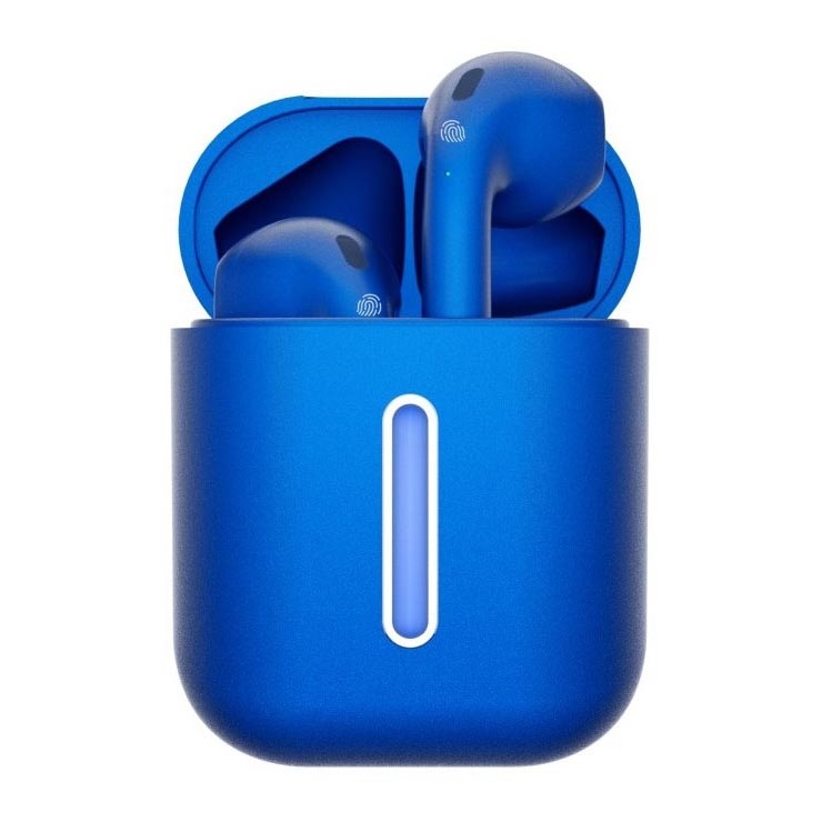 TESLA Electronics - Wireless earphones 300 mAh + 2x 25 mAh IPX4 blu