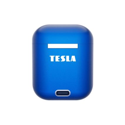TESLA Electronics - Wireless earphones 300 mAh + 2x 25 mAh IPX4 blu