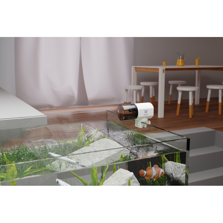 TESLA Smart - Alimentatore automatico smart per pesci 200 ml 5V Wi-Fi