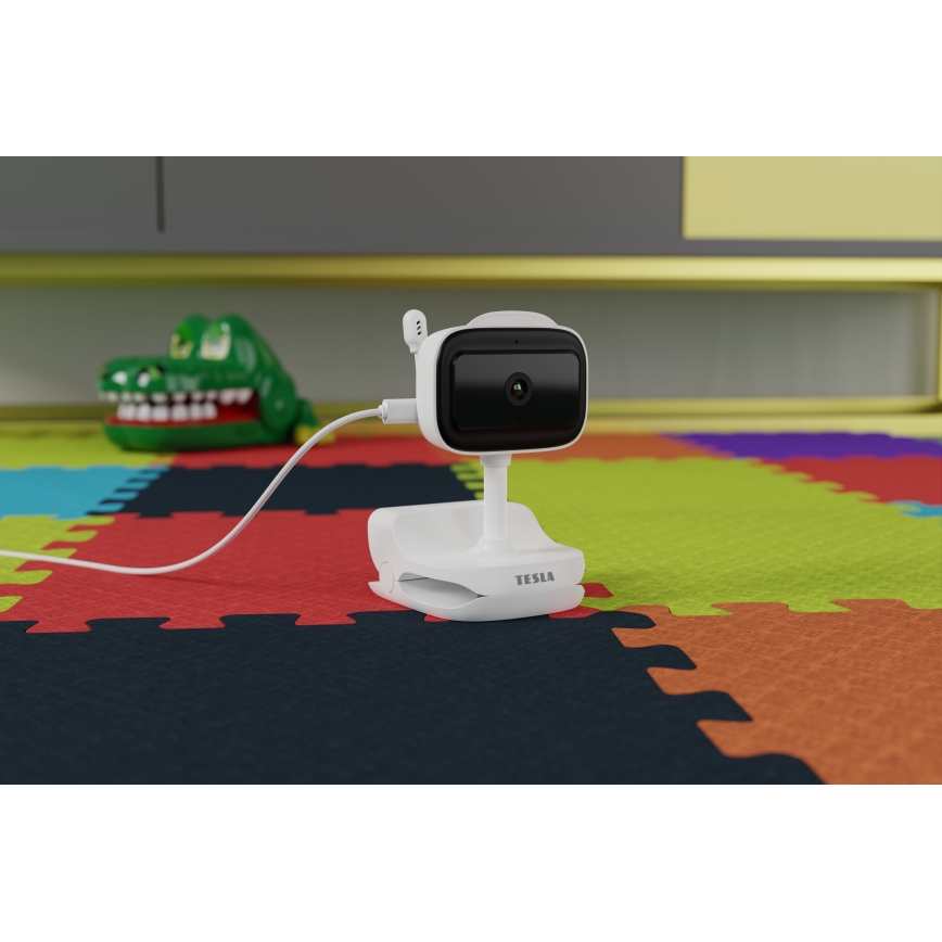 TESLA Smart - Baby monitor intelligente con ricarica Wi-Fi