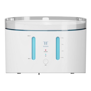 TESLA Smart - Fontana smart per animali domestici con sterilizzazione UV 2 l 5V Wi-Fi