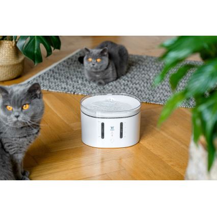 TESLA Smart - Fontana smart per animali domestici con sterilizzazione UV 2 l 5V Wi-Fi