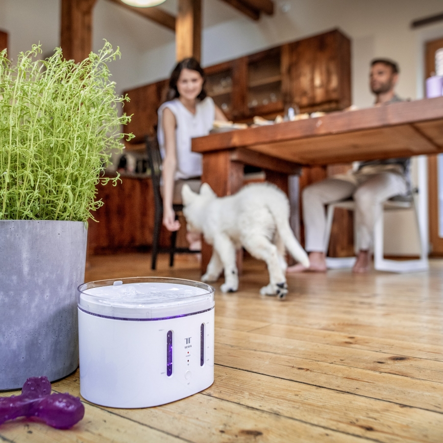 TESLA Smart - Fontana smart per animali domestici con sterilizzazione UV 2 l 5V Wi-Fi