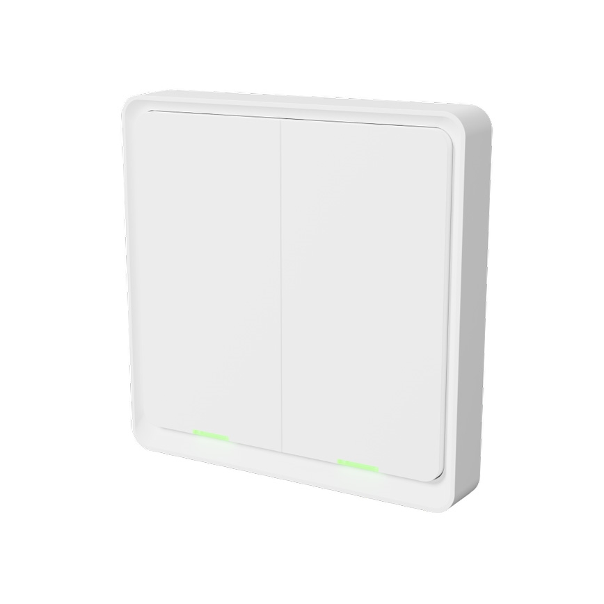 TESLA Smart - Interruttore domestico wireless intelligente 2P 1xCR2430 ZigBee