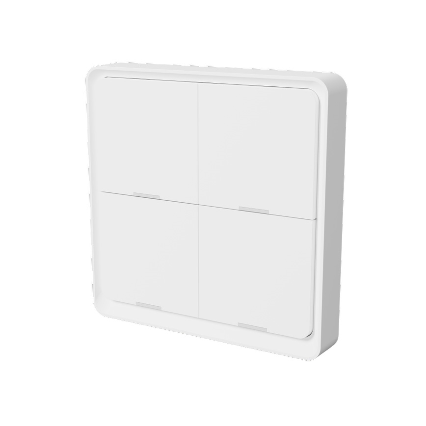 TESLA Smart - Interruttore domestico wireless intelligente 4P 1xCR2430 ZigBee