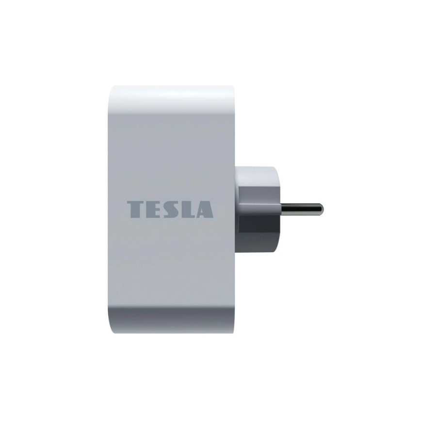 TESLA Smart - Presa multipla intelligente 2x16A/230V Tipo F Wi-Fi Tuya