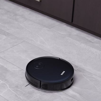 TESLA Smart - Aspirapolvere robot intelligente 2 in 1 2000 mAh Wi-Fi nero + telecomando