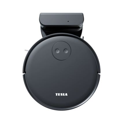 TESLA Smart - Aspirapolvere robot intelligente 2 in 1 2000 mAh Wi-Fi nero + telecomando