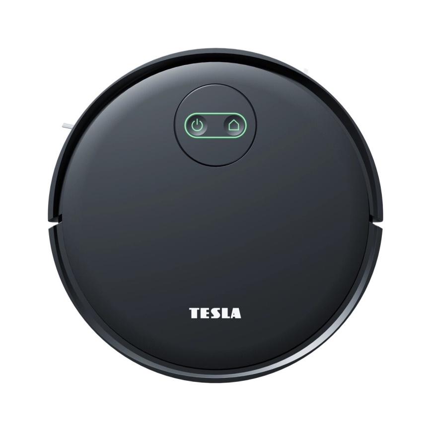 TESLA Smart - Aspirapolvere robot intelligente 2 in 1 2000 mAh Wi-Fi nero + telecomando