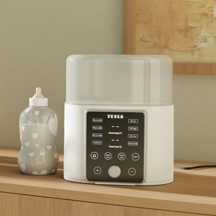 TESLA Smart - Scaldabiberon e sterilizzatore per pappe e biberon 200W/230V