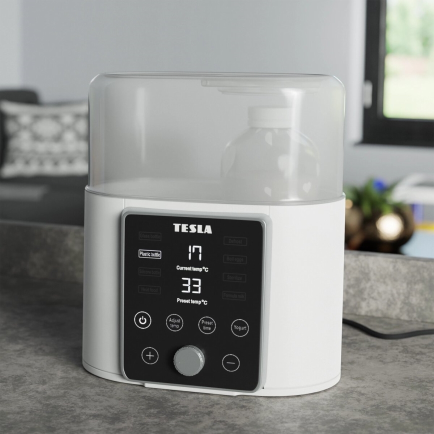 TESLA Smart - Scaldabiberon e sterilizzatore per pappe e biberon 200W/230V