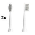 TESLA Smart - SET 2x Testina di ricambio per spazzolino sonico TS200 bianco