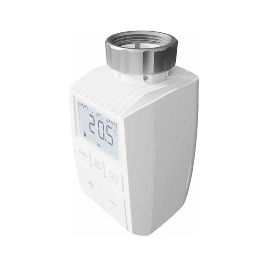TESLA Smart - SET 3x Testa termostatica smart senza fili + intelligente gateway Hub Zigbee Wi-Fi