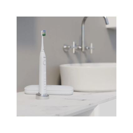 TESLA Smart - SET 4x Testine di ricambio per spazzolino sonico TS400 bianco