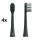 TESLA Smart - SET 4x Testina di ricambio per spazzolino sonico TS400 nero