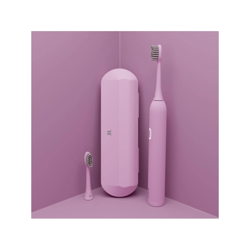 TESLA Smart - Spazzolino sonico intelligente TS200 DELUXE rosa