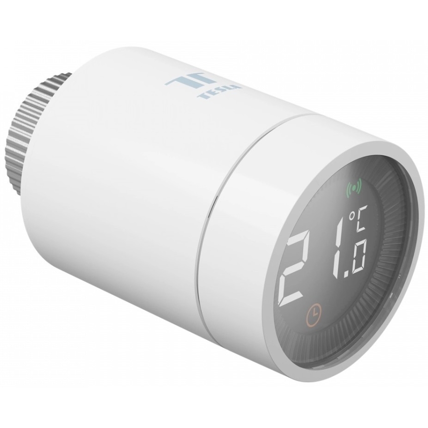 TESLA Smart - Testa termostatica wireless intelligente con display LCD 2xAA