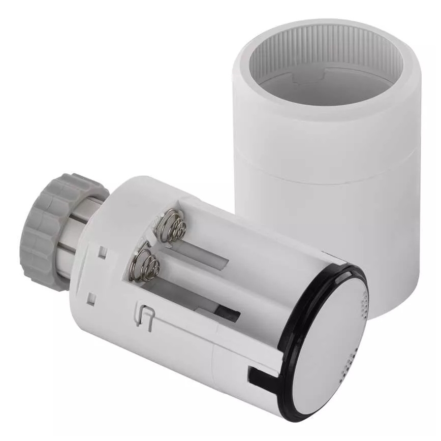 Testa termostatica intelligente con display LCD GoSmart M30x1,5 2xAA/1,5V Tuya
