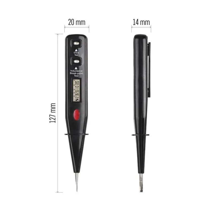 Tester di tensione VT-121 12-250V, nero