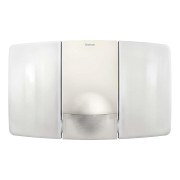 theben - Faretto LED da parete con sensore 2xLED/10W/230V bianco IP55