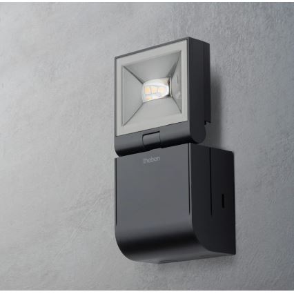 theben - Proiettore LED da parete LED/10W/230V nero IP55
