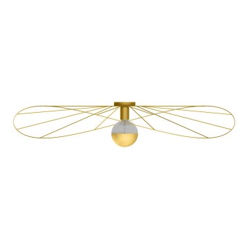Thoro TH.014 - Lampadario a plafone ESKOLA 1xE27/60W/230V oro