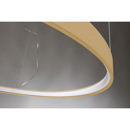 Thoro TH.174 - Lampadario LED a sospensione con filo RIO LED/50W/230V CRI90 3000K diametro 78 cm oro