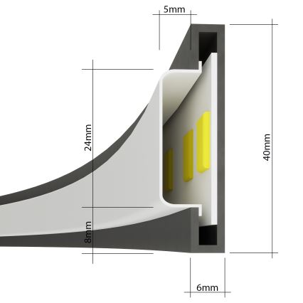 Thoro TH.175 - Lampadario LED a sospensione con filo RIO LED/50W/230V CRI90 3000K diametro 78 cm oro