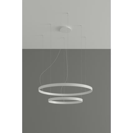 Thoro TH.176 - Lampadario LED a sospensione con filo RIO LED/80W/230V CRI 90 3000K bianco