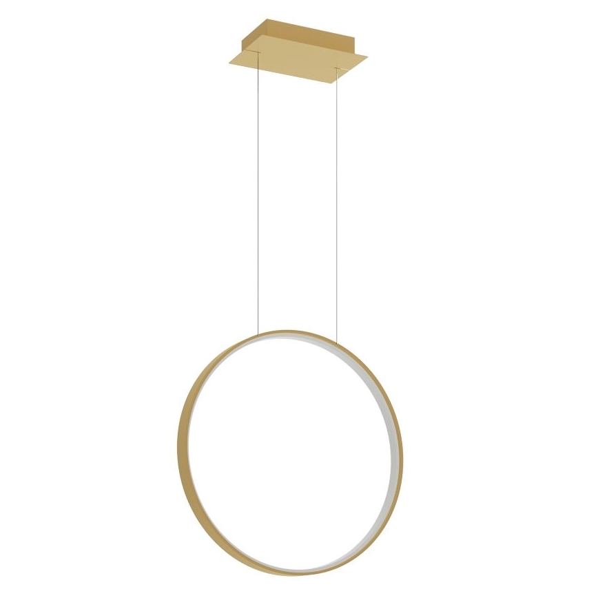 Thoro TH.220 - Lampadario LED a sospensione con filo RIO LED/30W/230V CRI 90 3000K diametro 55 cm oro
