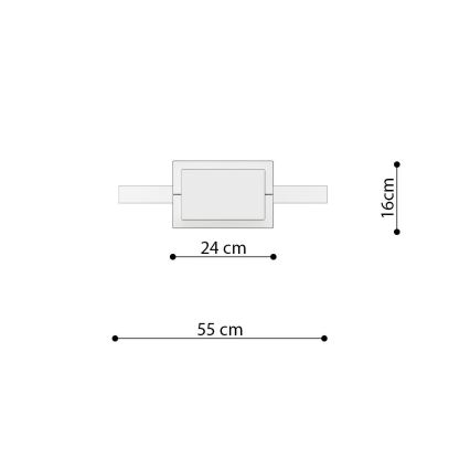 Thoro TH.220 - Lampadario LED a sospensione con filo RIO LED/30W/230V CRI90 3000K diametro 55 cm oro