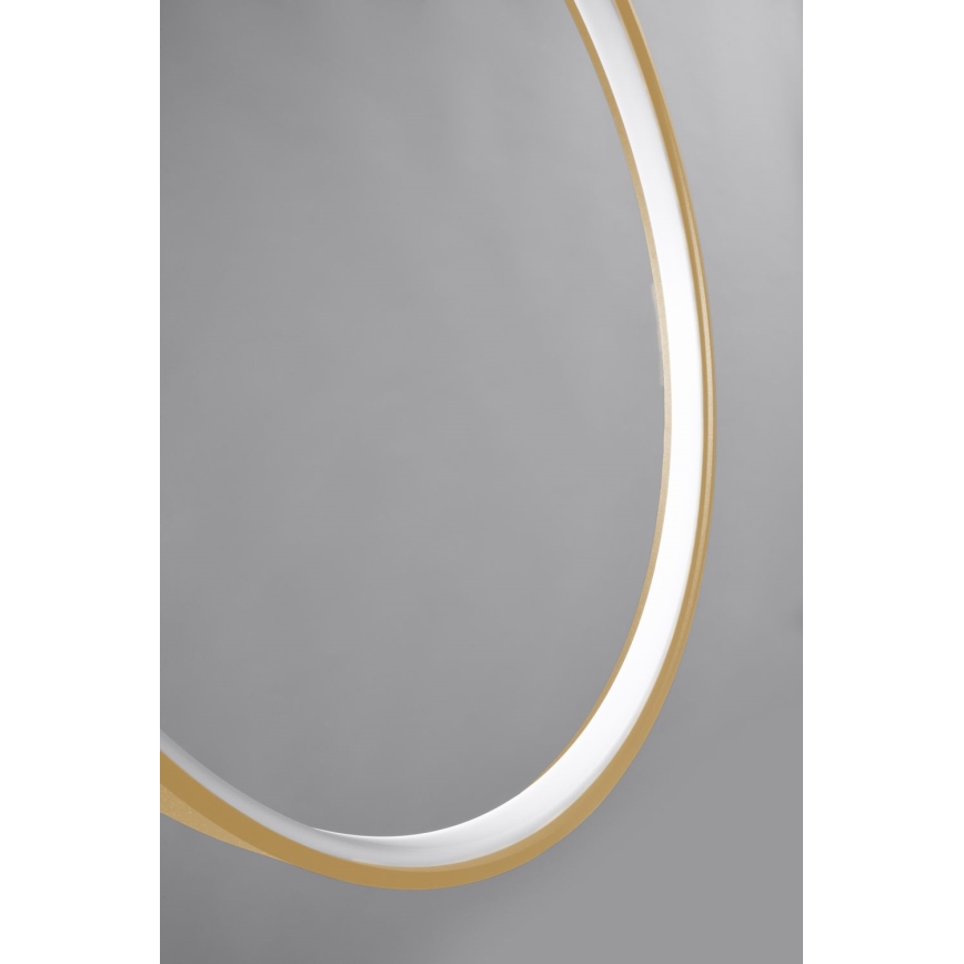 Thoro TH.221 - Lampadario LED a sospensione con filo RIO LED/30W/230V CRI 95 4000K diametro 55 cm oro