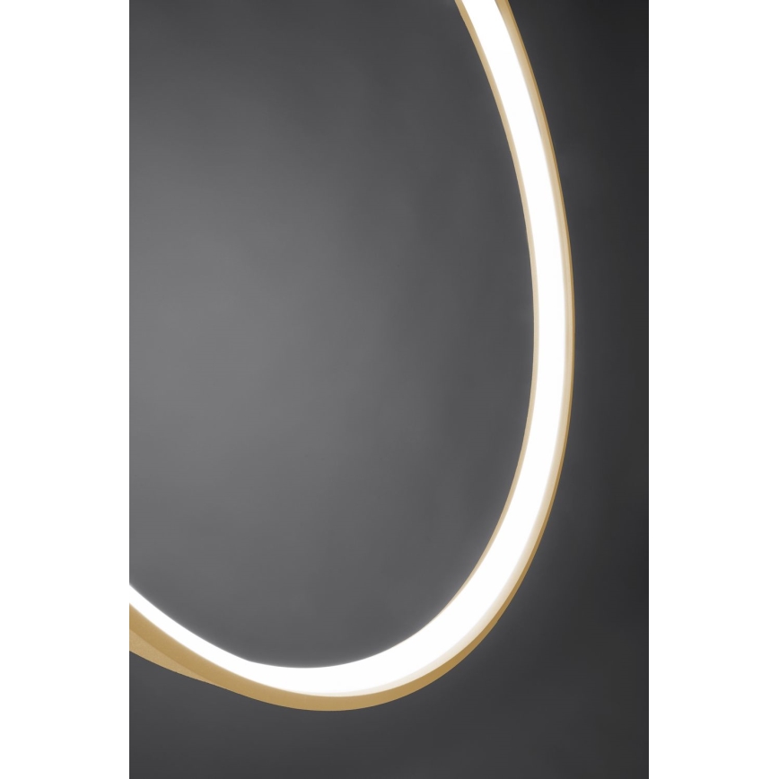 Thoro TH.221 - Lampadario LED a sospensione con filo RIO LED/30W/230V CRI 95 4000K diametro 55 cm oro
