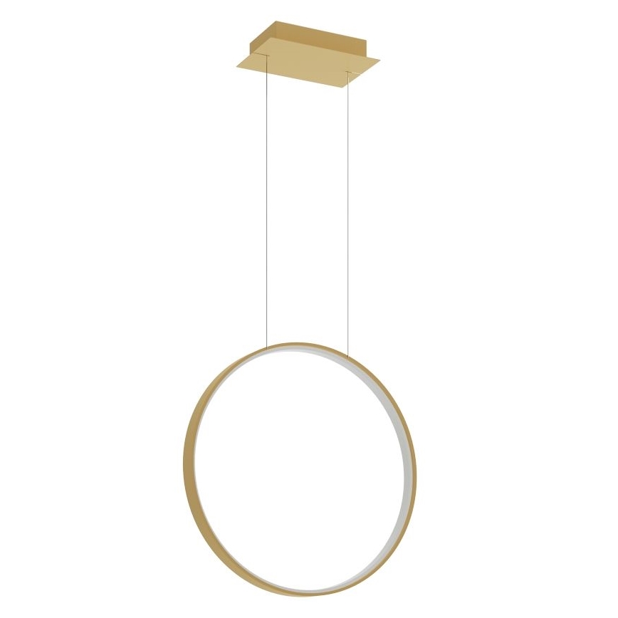 Thoro TH.221 - Lampadario LED a sospensione con filo RIO LED/30W/230V CRI 95 4000K diametro 55 cm oro
