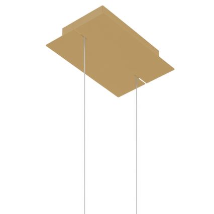Thoro TH.221 - Lampadario LED a sospensione con filo RIO LED/30W/230V CRI 95 4000K diametro 55 cm oro