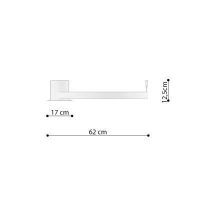Thoro TH.222 - Plafoniera LED RIO LED/30W/230V CRI 90 3000K diametro 55 cm oro