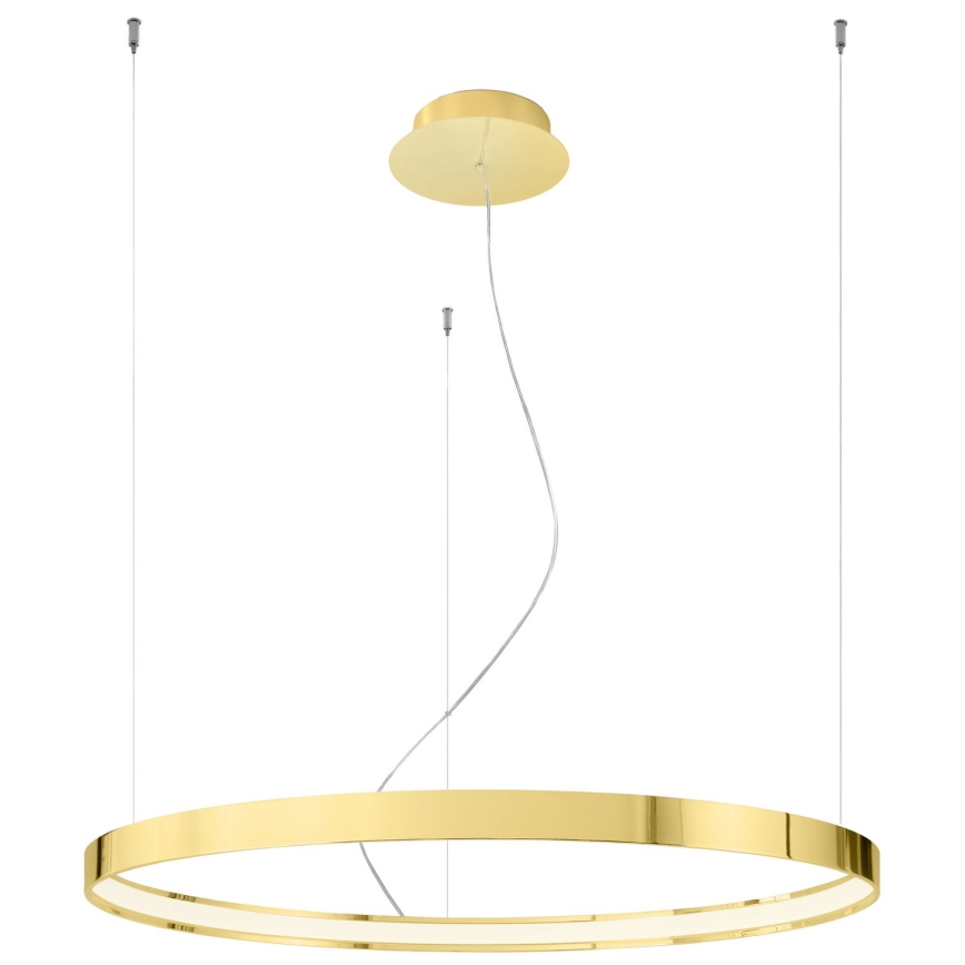 Thoro TH.246 - Lampadario LED a sospensione con filo RIO LED/50W/230V CRI 90 3000K diametro 78 cm oro