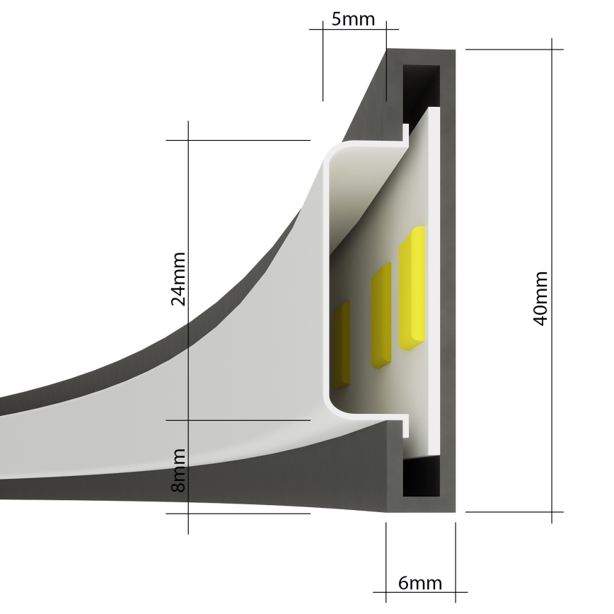 Thoro TH.246 - Lampadario LED a sospensione con filo RIO LED/50W/230V CRI 90 3000K diametro 78 cm oro