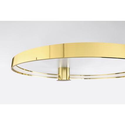 Thoro TH.252 - Plafoniera LED RIO LED/50W/230V CRI90 3000K diametro 78 cm oro